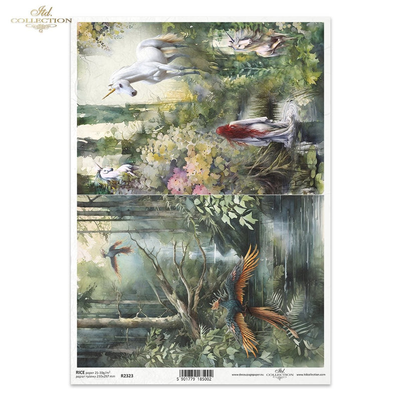 ITD Collection - Lady of the Lake - Rice Paper