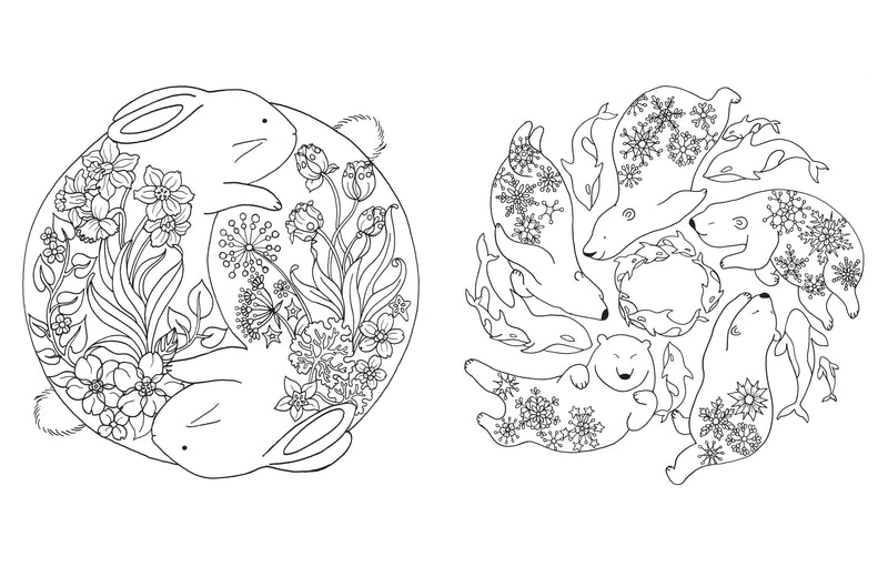 Lulu Mayo - A Million Cute Animals Coloring Book