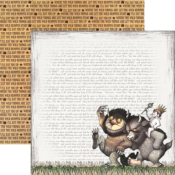 Paper House Productions - Where the Wild Things Are-Wild Rumpus 12x12 paper