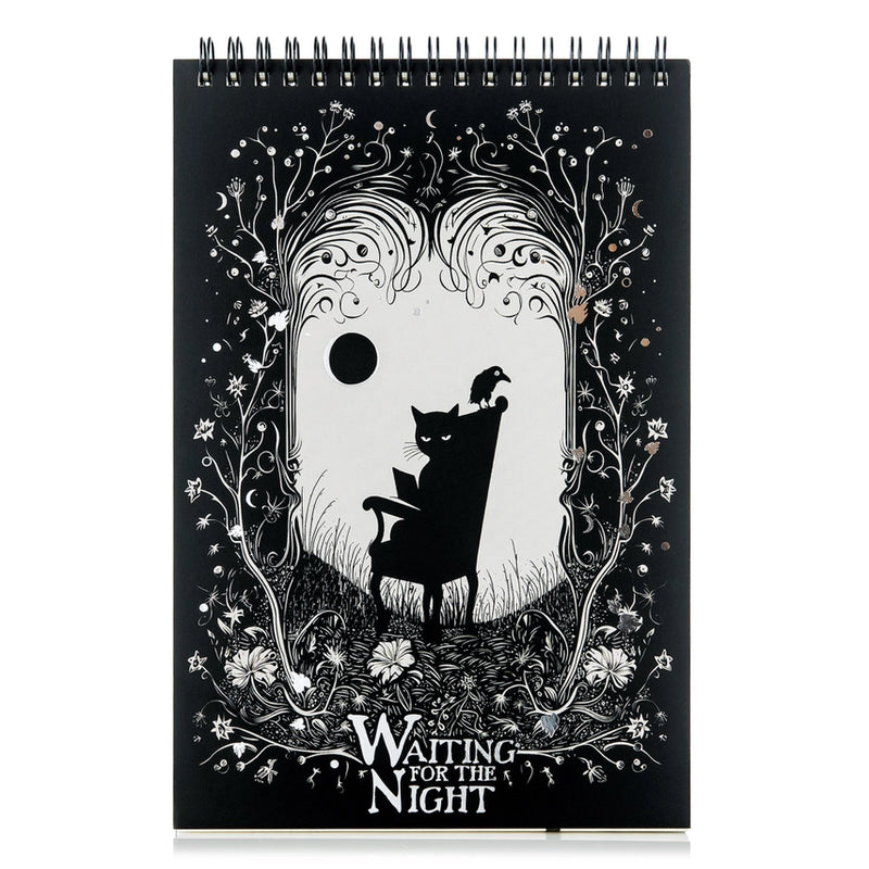 Conquest Journals - Waiting For the Night Top-Spiral Steno Notepad