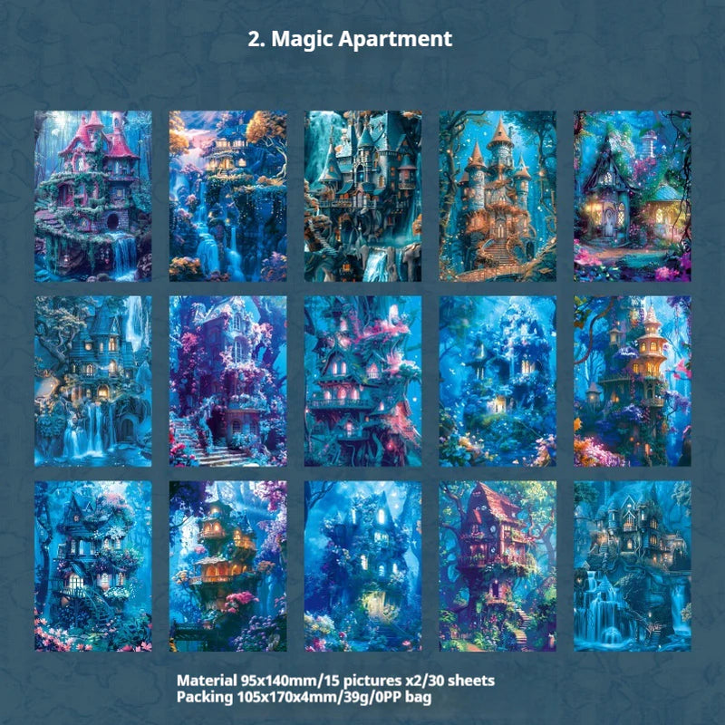 Fantasy Territory Journal Paper Pack