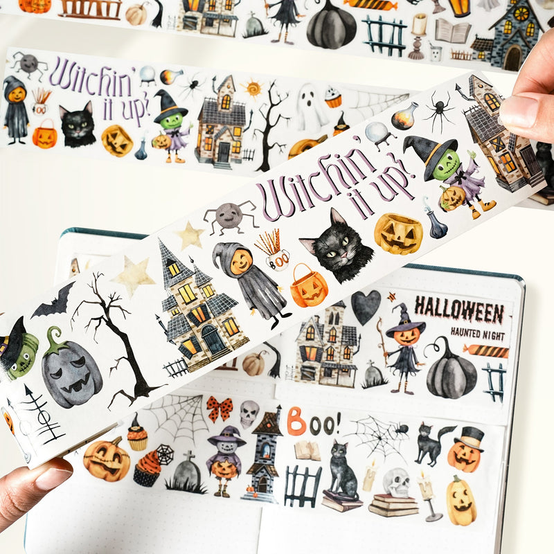 The Washi Tape Shop - Pre-cut Haunted Night Wide Washi/PET Tape