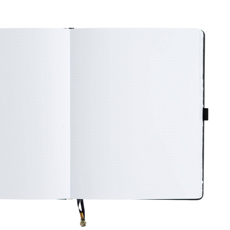 Archer and Olive - Coiled Key - Dot Grid A5 Notebook - White
