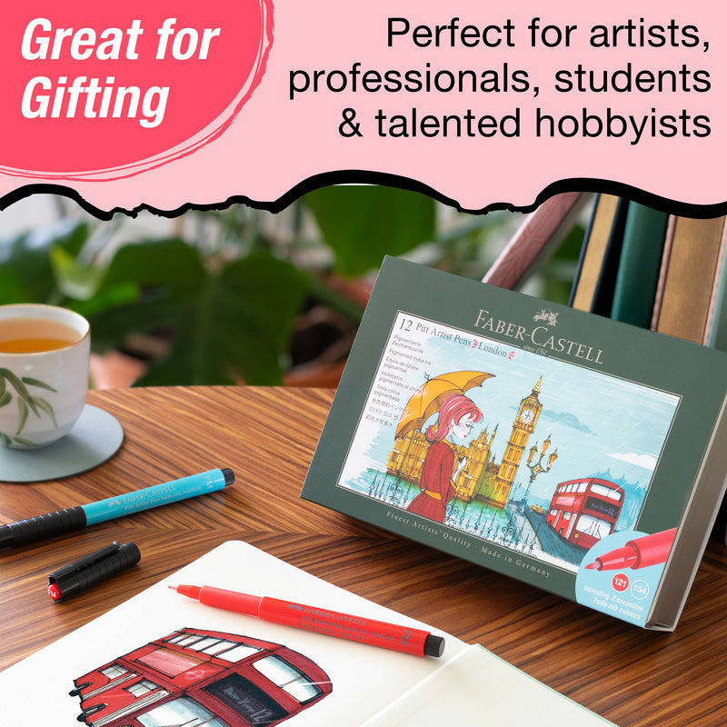 Faber-Castell - Pitt Artist Pen Limited Edition City Gift Set - London