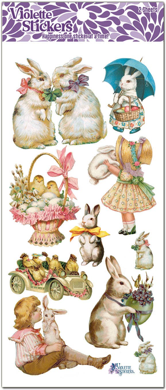 Violette Stickers -  Easter Party Stickers