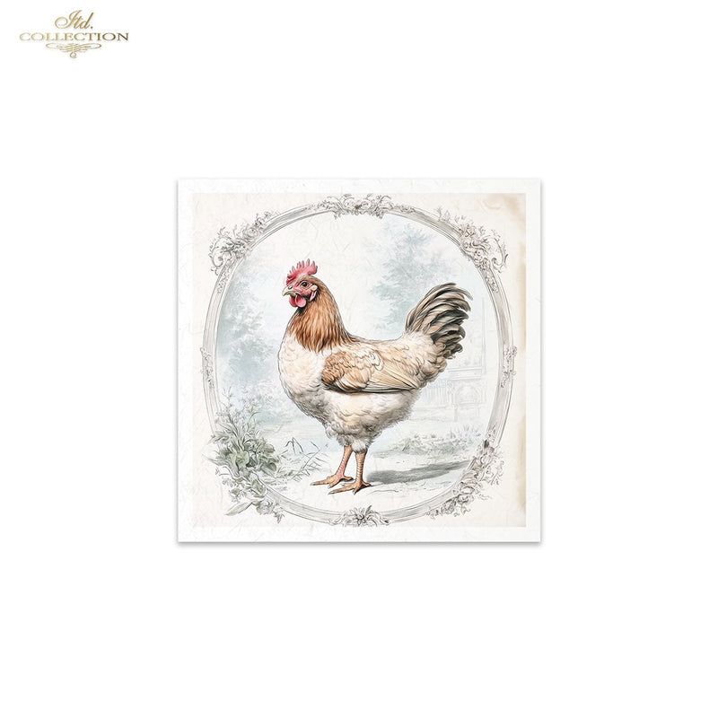 ITD Collection - Rice Paper Set Mini - Hens