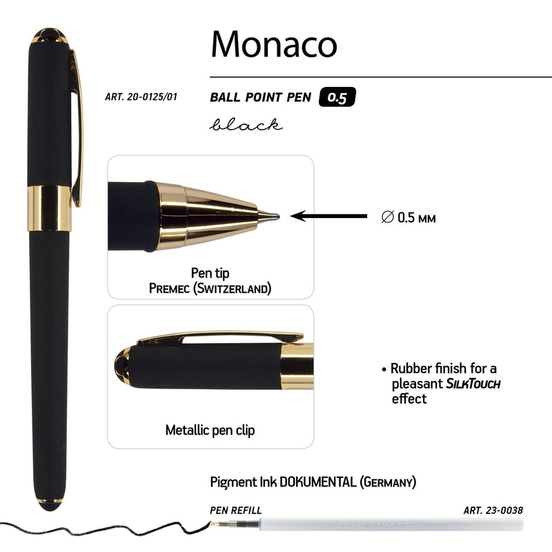 BV by Bruno Visconti - Monaco Pen - Black