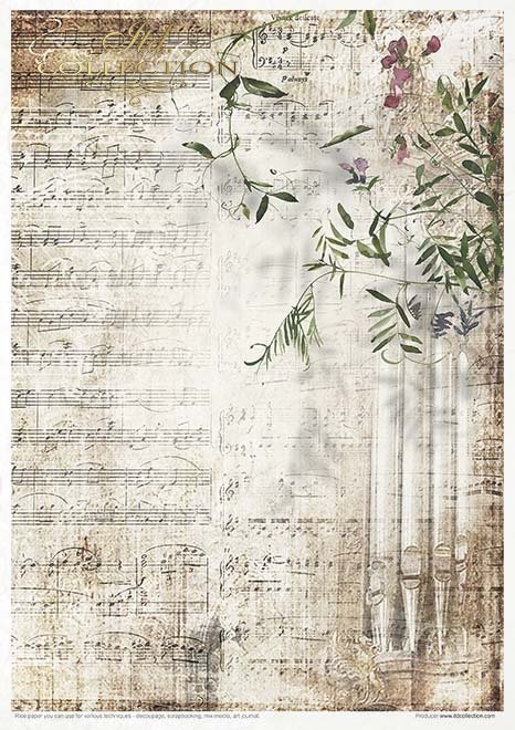 ITD Collection - Old Diary Ephemeral Moments - Rice Paper Set