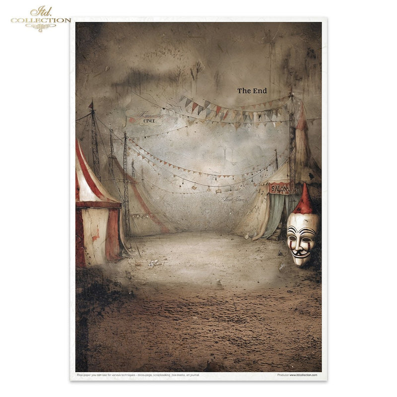 ITD Collection - Carnival - Masquerade - Rice Paper Set