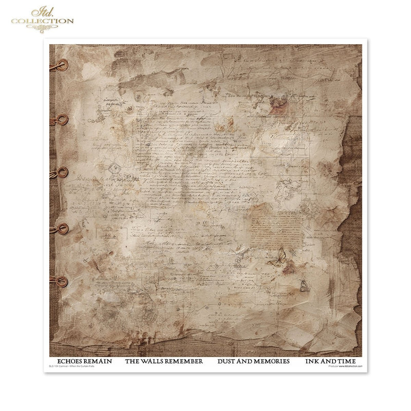 ITD Collection - Carnival - When the Curtain Falls - 12 x 12 Scrapbooking Papers