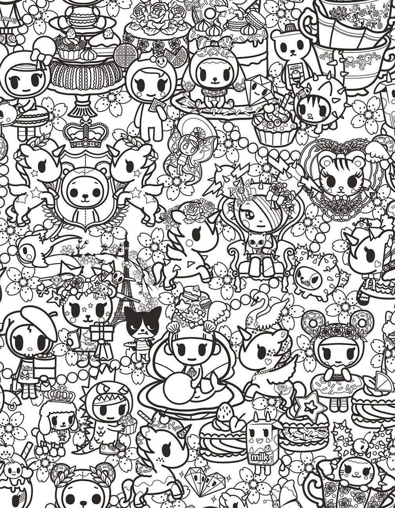 Tokidoki - Coloring Party Coloring Book