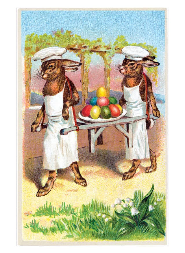 Laughing Elephant - Joyful Easter Postcard Box - 36 Unique Vintage Postcards