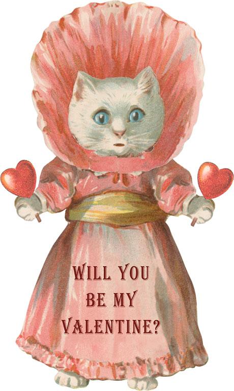 Found Image Press - Postcard - Cat in Dress