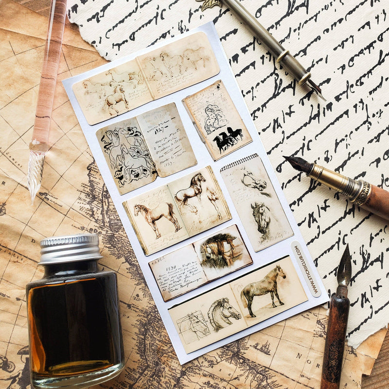 STICKII - Equine Sketchbooks Sticker Sheet