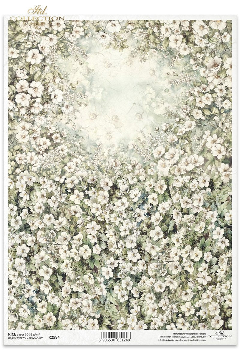 ITD Collection - Cottage in the Country - Rice Paper - R2584