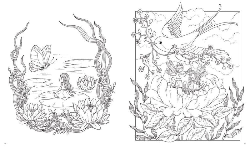 Maria Trolle - Fairytale Worlds - Coloring Book