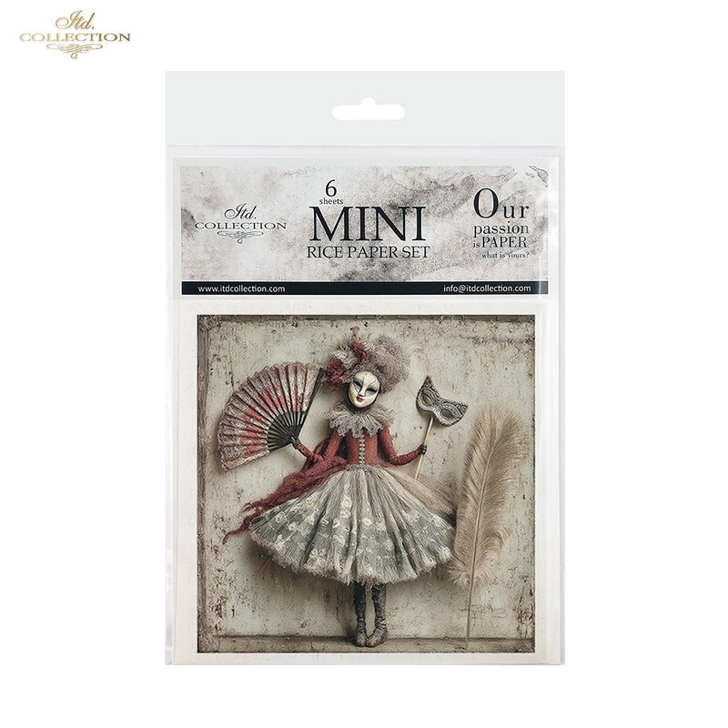 ITD Collection - Rice Paper Set Mini - Carnival When the Curtain Falls