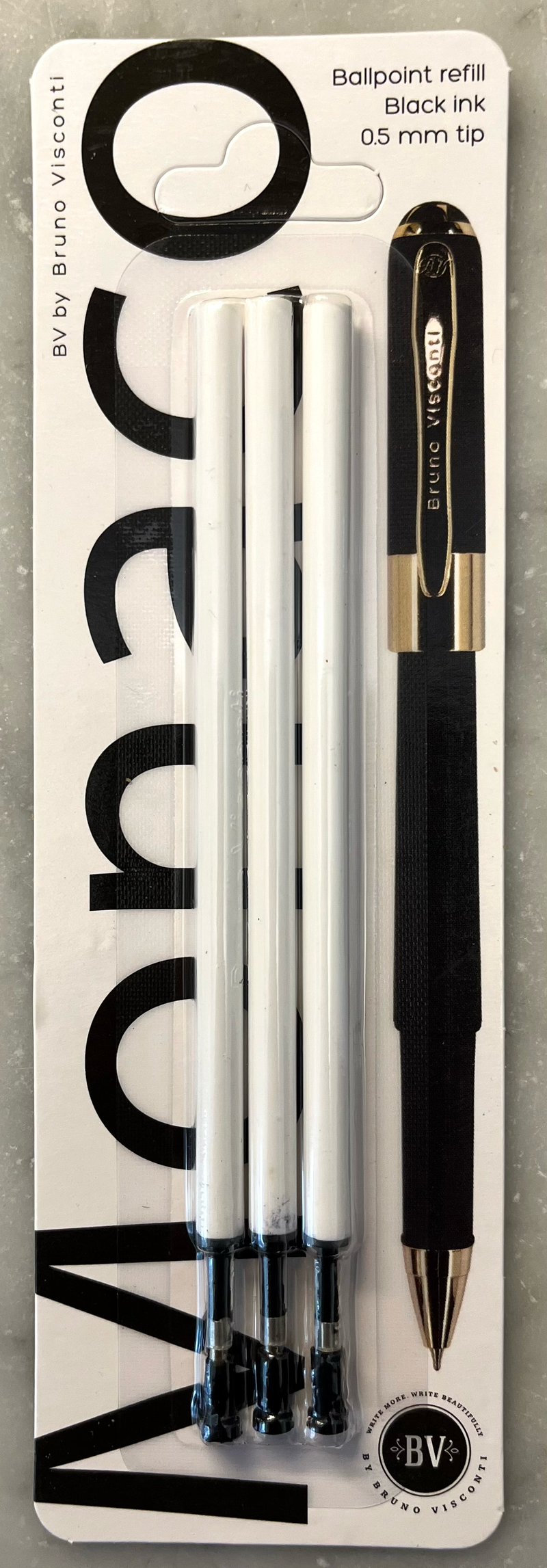 BV by Bruno Visconti - Monaco Pen Refill 3 Pack