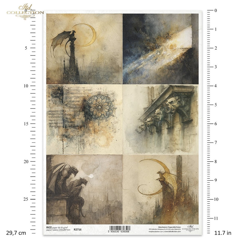 ITD Collection - Light & Shadow - Rice Paper - R2716