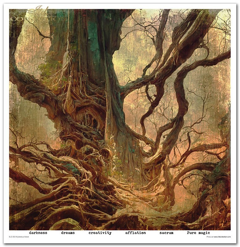 ITD Collection - Mysterious Forest Scrapbooking Papers