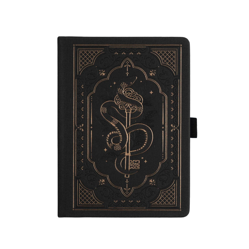 Archer and Olive - Coiled Key Dot Grid B5 Notebook - Black