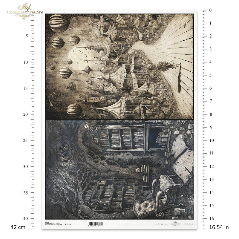 ITD Collection - Mysterious Characters - A3 Rice Paper