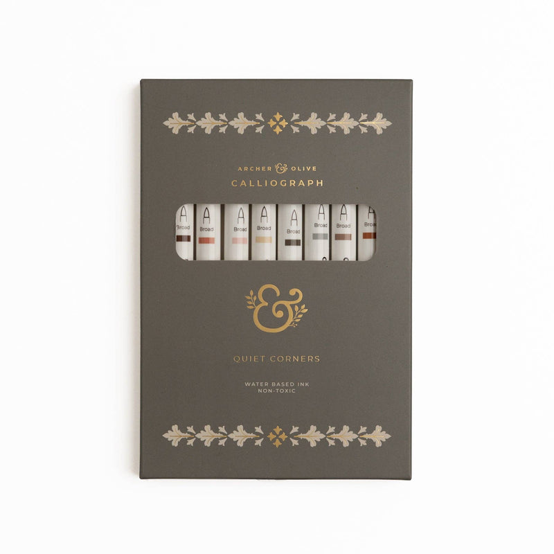 Archer and Olive - Quiet Corners - Calliograph Pens