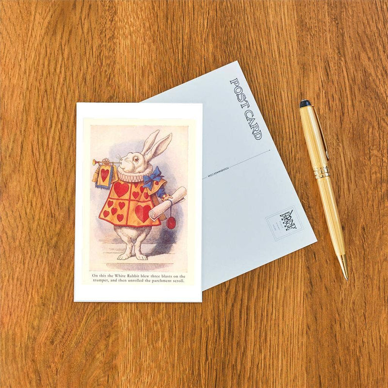Found Image Press - Postcard - Alice in Wonderland - White Rabbit