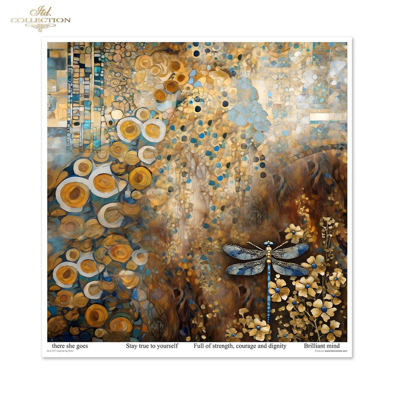 ITD Collection - Inspired by Klimt Scrapbooking Papers
