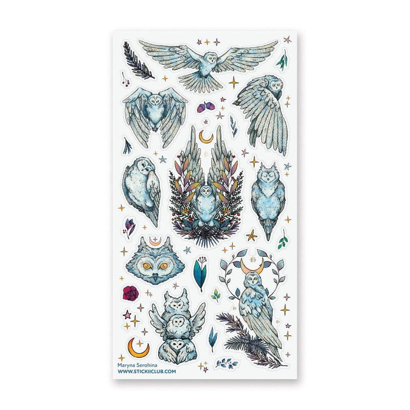 STICKII - Owls of Moonlight Sticker Sheet