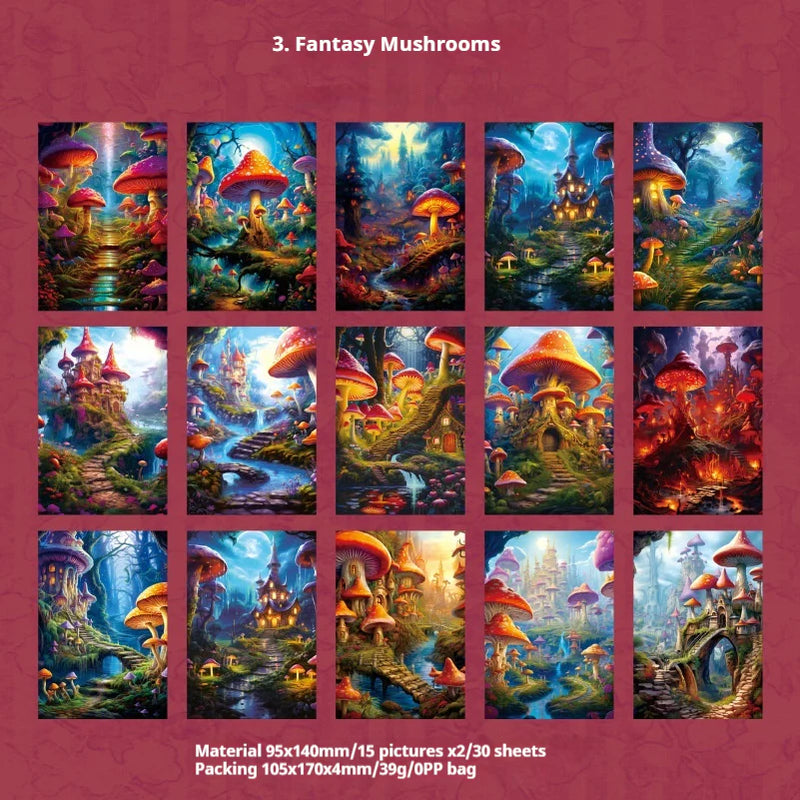 Fantasy Territory Journal Paper Pack