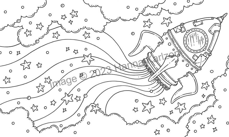 Hanna Karlzon - Space - Coloring Book