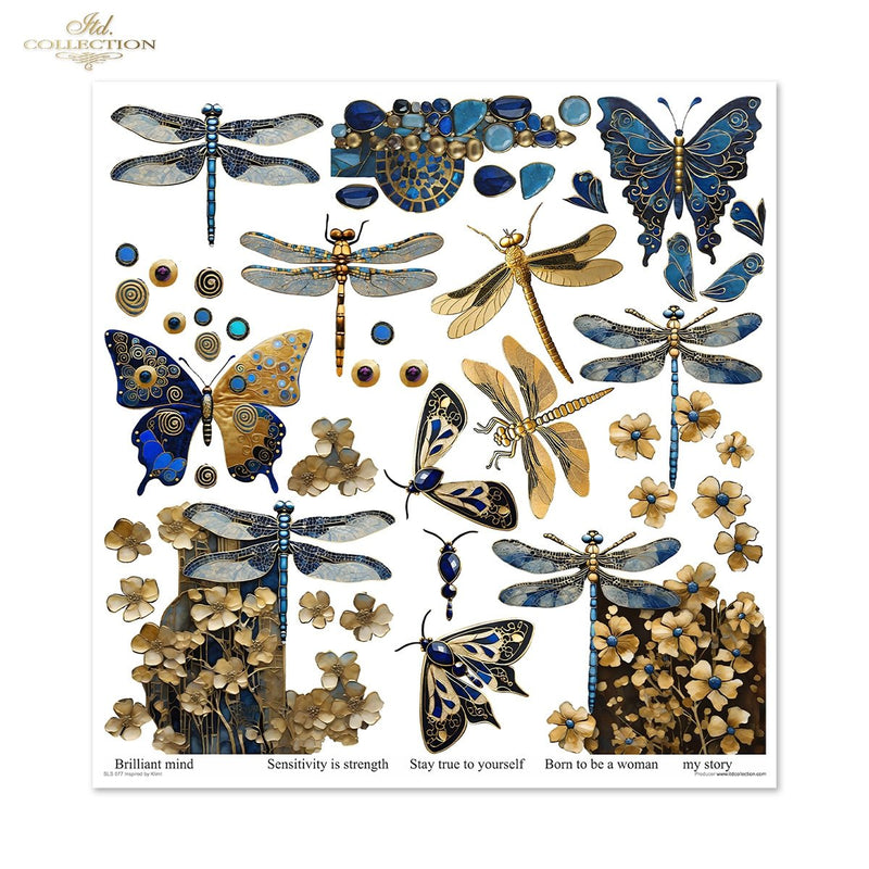 ITD Collection - Inspired by Klimt Scrapbooking Papers