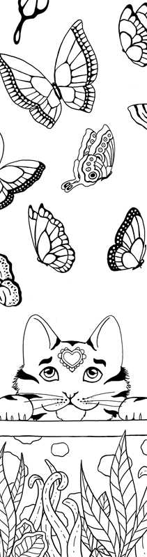 Rockpool Publishing - Cats Coloring Bookmarks