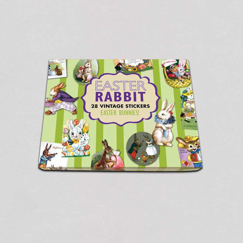 Laughing Elephant - Easter Rabbit - Holiday Sticker Box