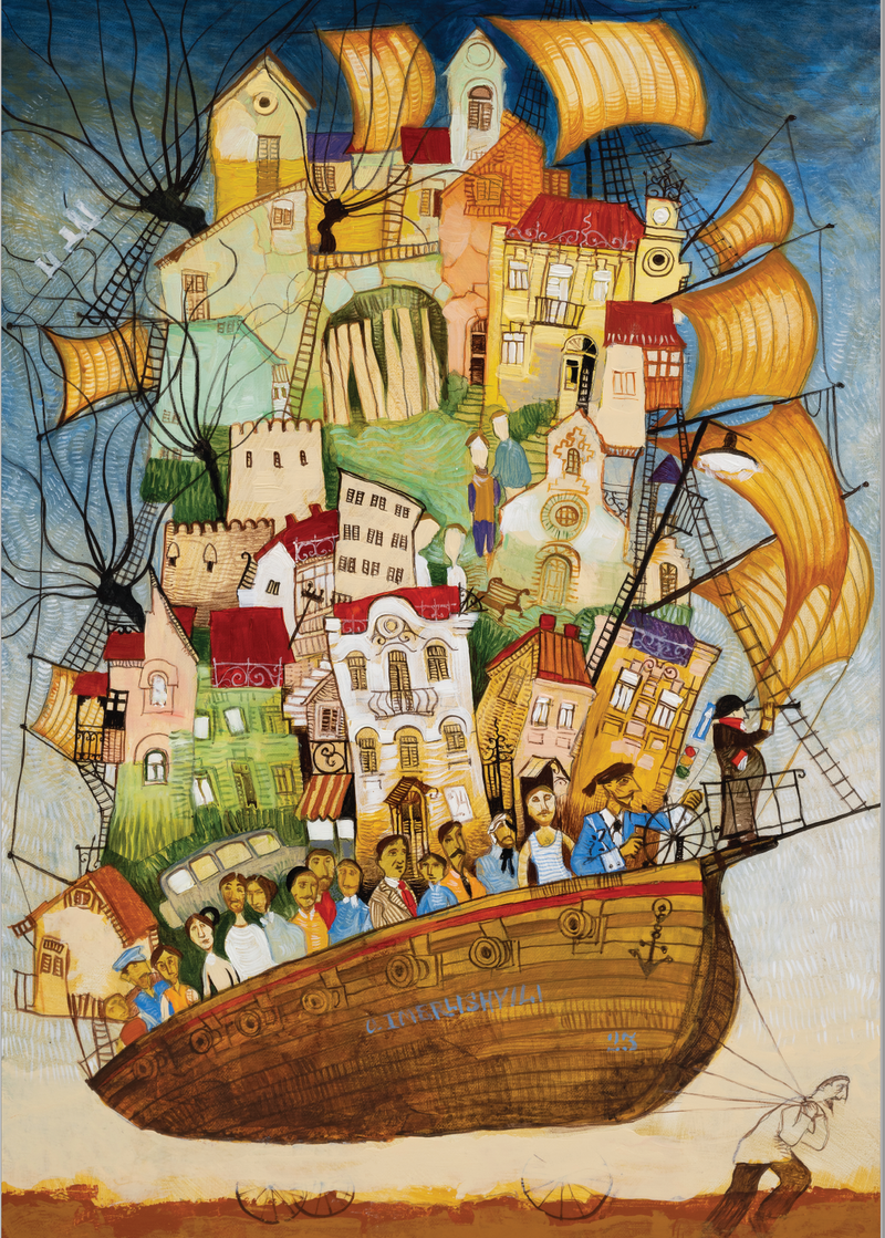 Art & Fable Puzzle Company - Big Travel - 1000-pc Velvet-Touch Jigsaw Puzzle