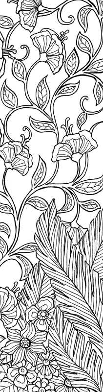Rockpool Publishing - Flowers Coloring Bookmarks