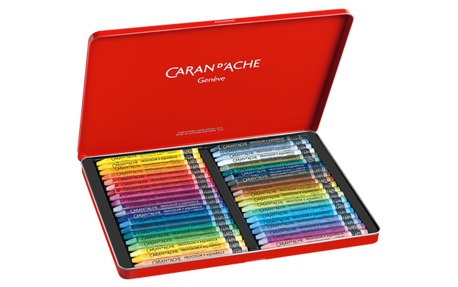 Caran d'Ache - Set of 40 NEOCOLOR™ II Pastels in Metal Box