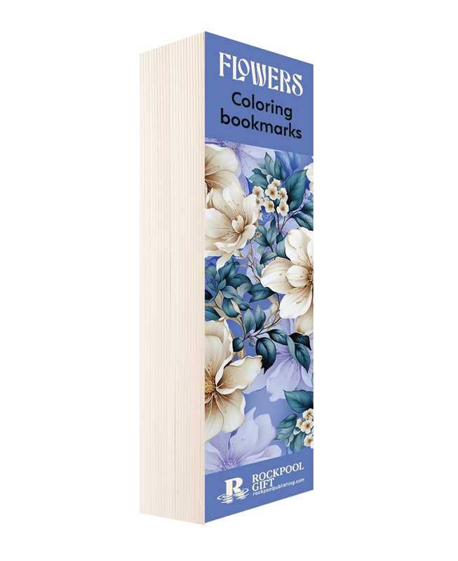 Rockpool Publishing - Flowers Coloring Bookmarks