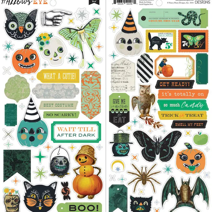 Fancy Pants Designs - Hallow's Eve - Cardstock Stickers