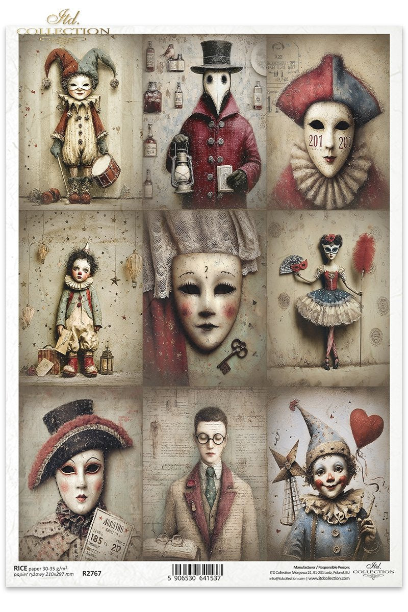 ITD Collection - Carnival - Rice Paper - R2767
