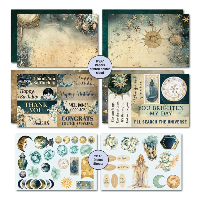 3Quarter Designs Celestial Skies 6x4 Card Pack - Root & Company