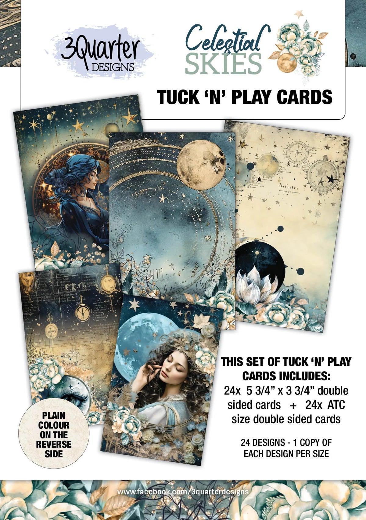 3Quarter Designs Celestial Skies - Tuck N Play Cards - Root & Company