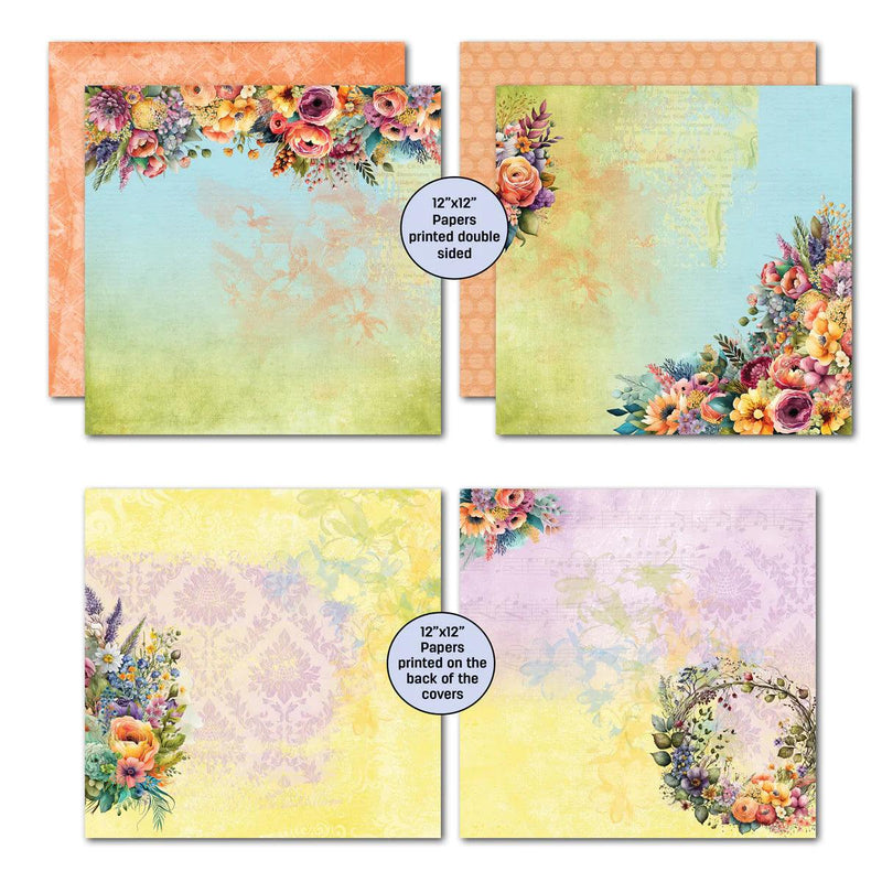 3Quarter Designs - Heavenly Wildflowers 12x12 Scrapbook Collection - Root & Company