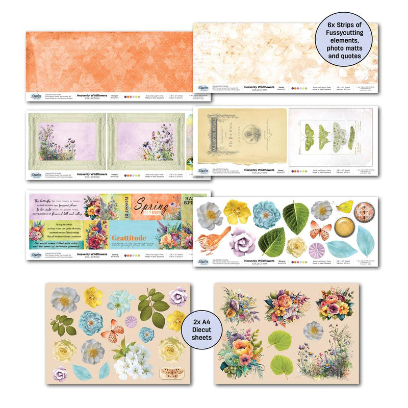 3Quarter Designs - Heavenly Wildflowers 12x12 Scrapbook Collection - Root & Company
