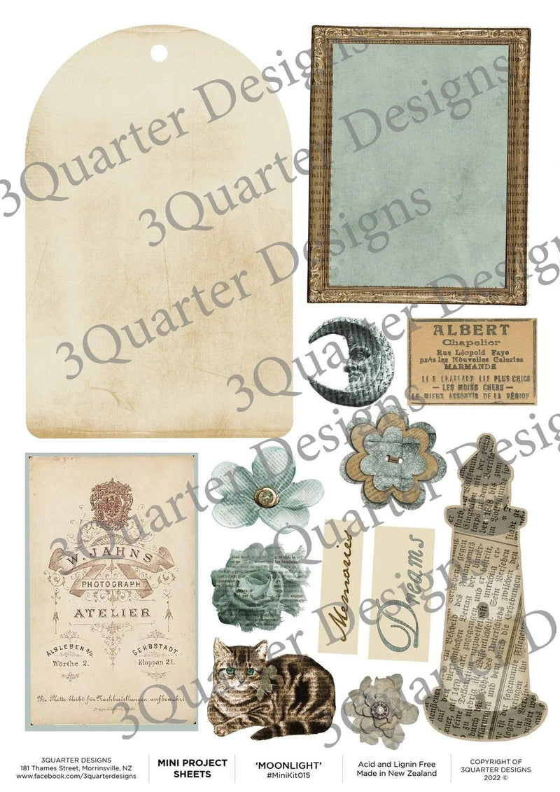 3Quarter Designs - Mini Project Sheet - Moonlight - Root & Company
