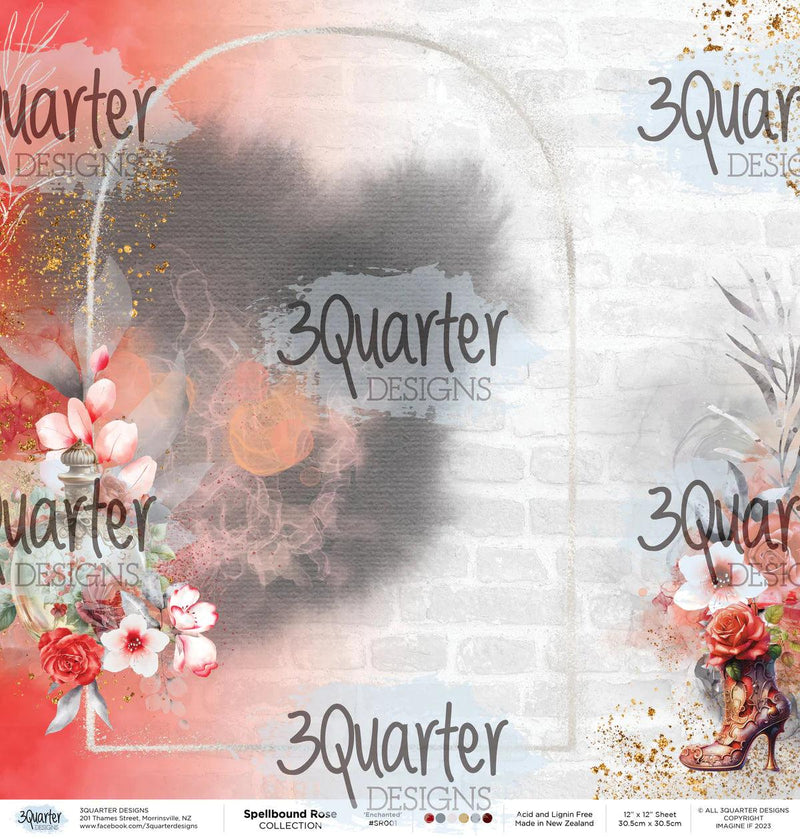 3Quarter Designs - Spellbound Rose 12x12 Collection Pack - Root & Company