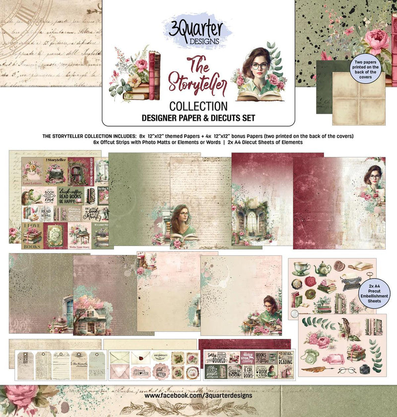 3Quarter Designs - The Storyteller 12x12 Collection Pack - Root & Company