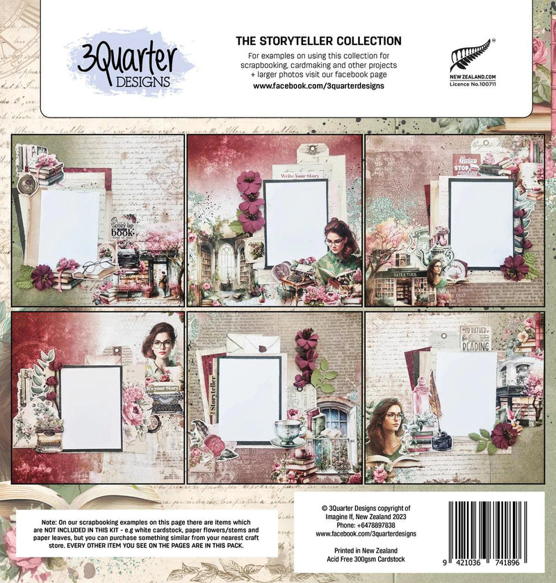 3Quarter Designs - The Storyteller 12x12 Collection Pack - Root & Company