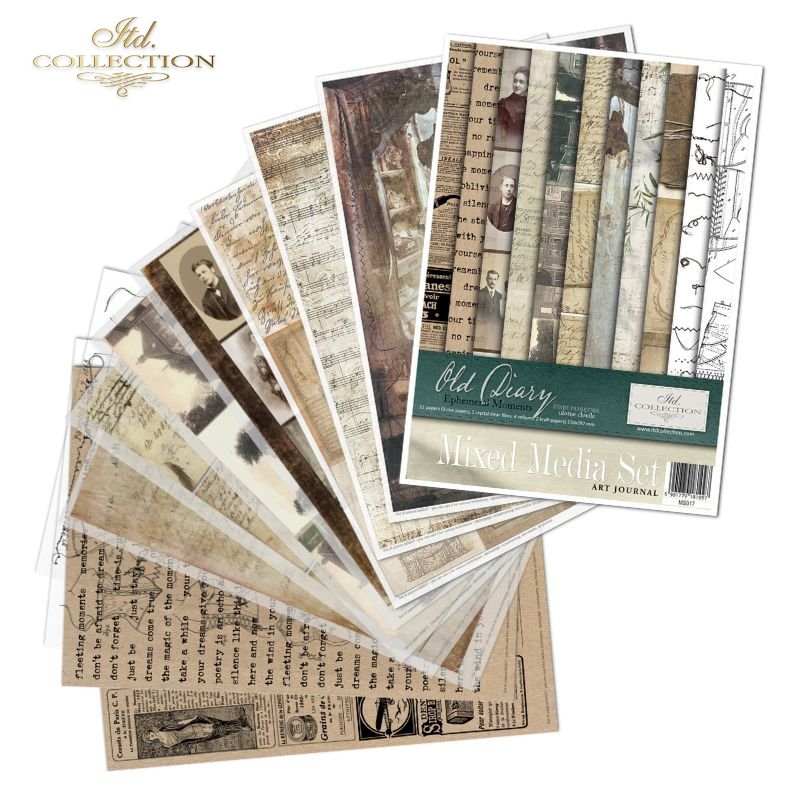 ITD Collection - Old Diary - Ephemeral Moments Creative Set